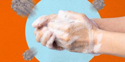 washing hands