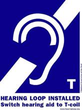 Hearing Loop Installed Switch hearing aid to T-coil